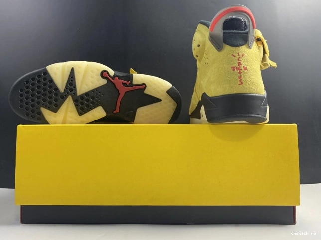Rep Onekick JORDAN 6 X YELLOW SCOTT TRAVIS AIR CN1084-300 0602